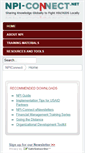 Mobile Screenshot of npi-connect.net