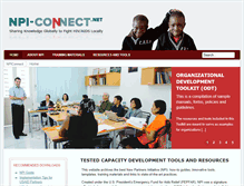 Tablet Screenshot of npi-connect.net